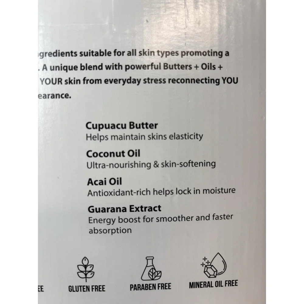 Nutrius Brazilian Body‎ Wash 2 Pack Coco Bliss & Berry Bliss Vegan 25.4 fl oz ea